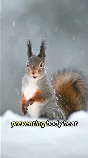 How Fur Helps Animals Survive in Freezing Snow #animals #snowfall #cold