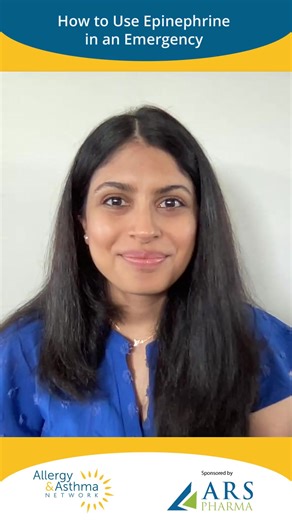 Dr. Leena Padhye breaks down when and how to use epinephrine whether it’s an auto-injector or the needle-free nasal spray. Knowing how to use your device before an emergency could save a life. 🎥 Watch and learn how to administer epinephrine. It could help save a life: https://allergyasthmanetwork.org/anaphylaxis/ Special thanks to ARS for sponsoring this awareness campaign. #AnaphylaxisAwareness #Epinephrine #NeedleFree #EpiFirstEpiFast #AllergyAwareness #FoodAllergies | Allergy & Asthma Networ