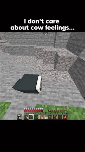 i don't care about cow feelings..