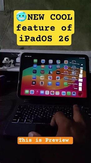 New Feature of iPadOS 26 #ipad #alizasehar