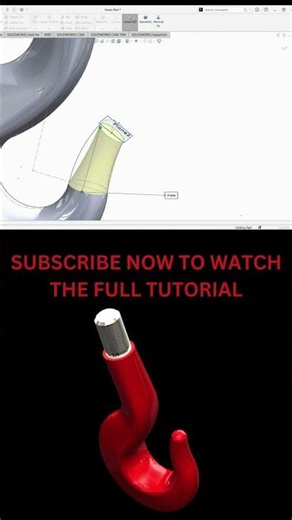 The Loft feature explained in 40 seconds #solidworks #loft