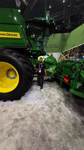 @johndeere at CES 2026 bringing in the big guns! This thing is genuinely impressive. #combineharvester #CES2026 | Nextbase North America