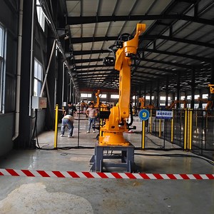 [Hot Item] 180kg Load Robot Palletizing Automatic Pipe Cartons and Woven Bag Palletizing
