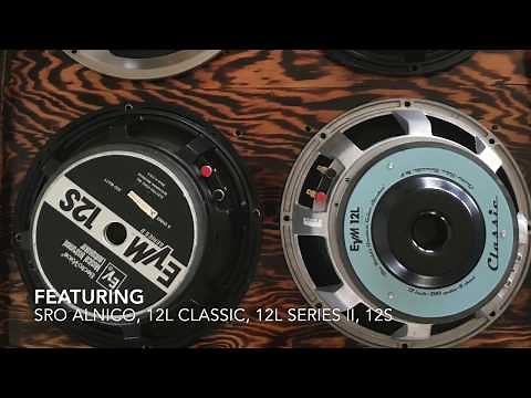 Electro Voice 12" Guitar Speaker Shootout