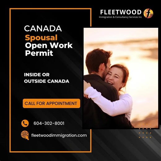 Secure your Spousal Open Work Permit (SOWP) and join your loved one in Canada! Learn about eligibility requirements, documentation needed, and the application process. Our expert immigration consultants provide personalized guidance to help you navigate the SOWP process and reunite with your partner. #SOWP #SpousalWorkPermit #CanadianImmigration #ImmigrationConsultants #CanadaPR #PermanentResidency #ImmigrationProcess #CanadianDream #Opportunity #Success #NewBeginnings #Future #WorkInCanada #Liv