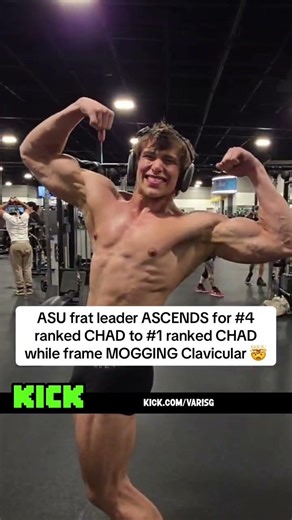 ASU frat leader reclaims his spot as the NUMBER one CHAD #clavicular