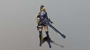 Lesley: General Rosa - MLBB - Download Free 3D model by Kabiidev