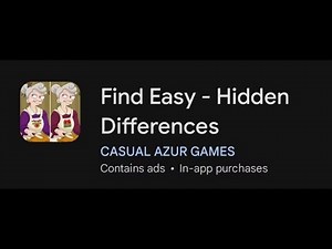 Find Easy - Hidden Differences Level 31-40