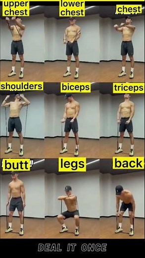 Best Resistance Band Full Body Workout | Build Muscle at Home #homeworkout #resistanceband