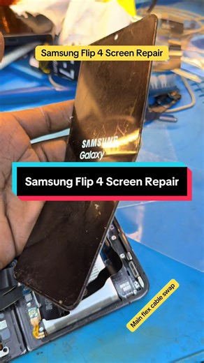 Samsung z flip 4 screen repair #zflip4 #screenrepair #samsungflip4screenrepair #zflip4repair #samsungflip4flexreplacement