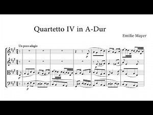 Emilie Mayer – String Quartet, in A major