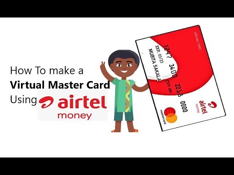 How to use Airtel Money to create a Virtual Master Card in Zambia
