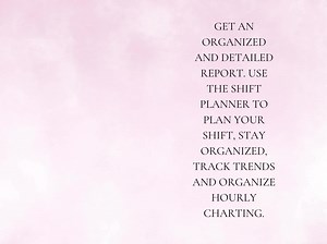 Minimalistic ICU Nursing Report Sheet and 12 Hr Shift Planner Bundle - Etsy