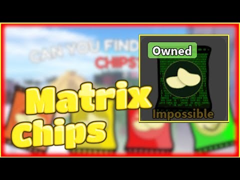 How to find the Matrix Chip - Roblox - Find the Chips!