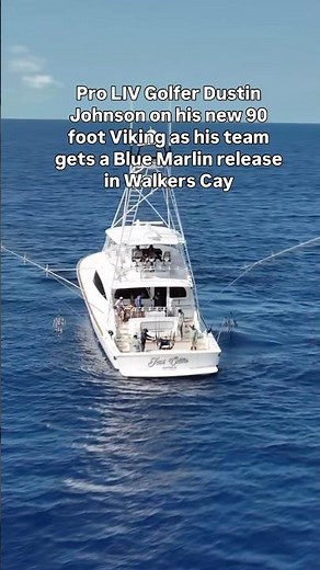 Golfer Dustin Johnsons new 90 Foot Viking Sportfishing Yacht - #boat #yacht #fishing