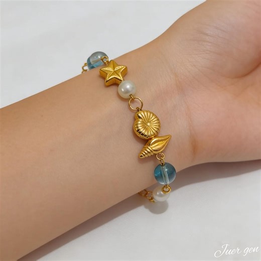 Mermaid's Tears | Ocean Element Beaded Bracelet - Etsy