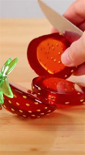 Most Satisfying Strawberry Slicing ASMR ✨ #shorts