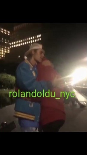 Justin Bieber hugging fan in New York City - June 15, 2018