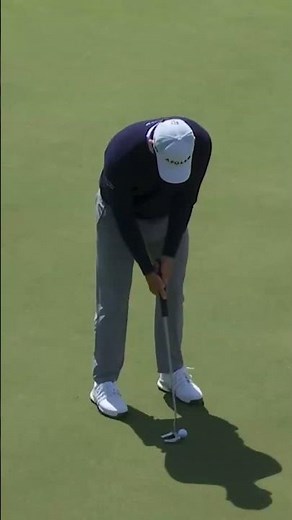 Patrick Cantlay eagles No. 8 to reach one under par on the Tournament. #themasters