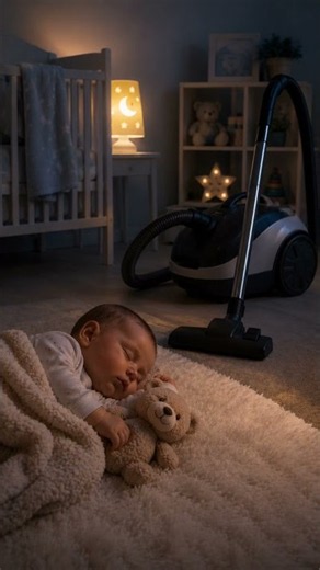 🧹 Vacuum Cleaner Noise for Babies 😴 | Soothing White Noise for Sleep #Shorts