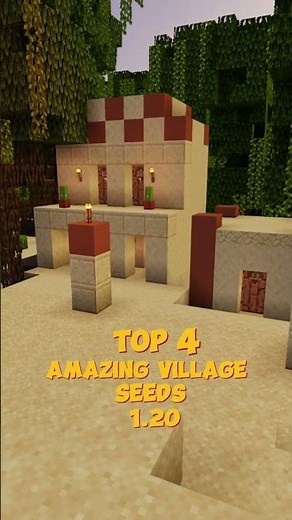 TOP 4 BEST VILLAGE SEEDS MINECRAFT 1.20