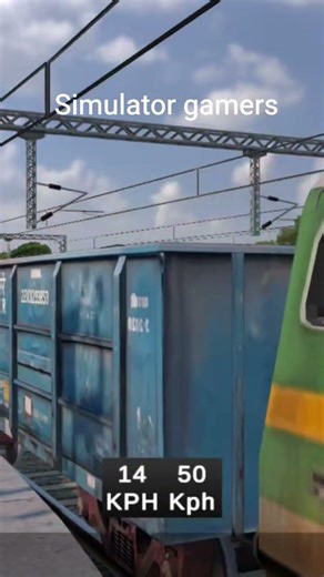 WAG9 Locomotive with Coal train #train #railway #shorts #trainsimulator #railwaysimulatorindia