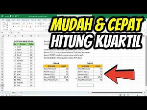 How to Calculate Quartiles in Excel | Calculate the 1st, 2nd, and 3rd Quartiles with a Choice of ...
