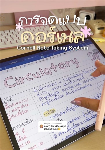 เทคนิคการจดโน้ตแบบคอร์เนลบนไอแพด
