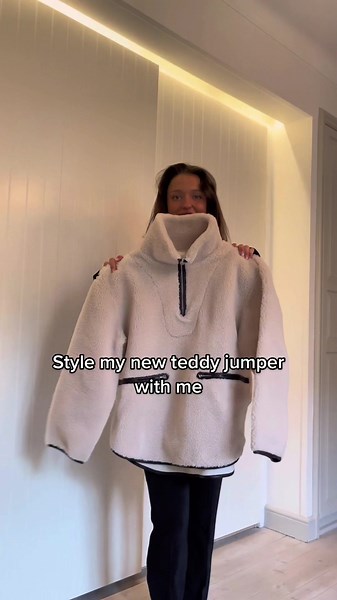 Stylish Teddy Jumper Try-On and Review