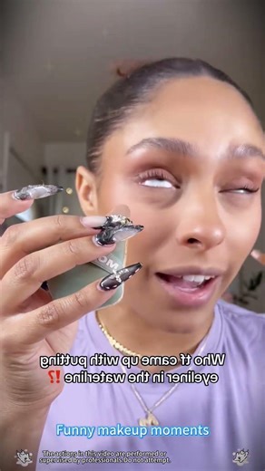 Funny moments of makeup fail 🤣#funny #fyp #tiktok #usa #Foryou #fail #funnyfails #makeup