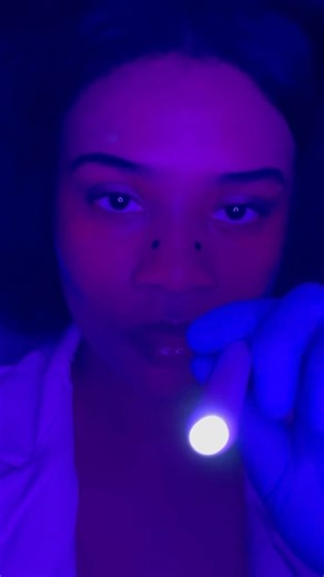 Follow the light 👽 (ASMR Alien Eye Exam) FULL VIDEO TONIGHT