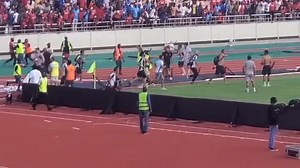 Scenes during Simba v CS Sfaxien’s game. 😔🤦🏽‍♂️ #cafccwithmicky #totalenergiescafcc | Micky Jnr African Football Journalist