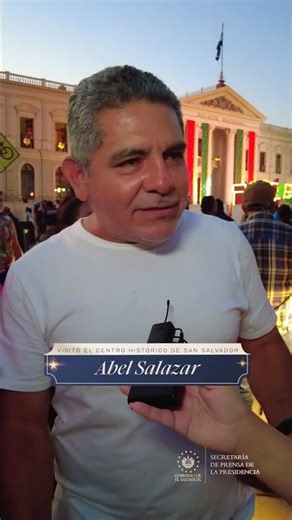 The population is proud of the revitalization of the historic center