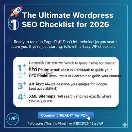 The Ultimate WordPress SEO Checklist for 2026