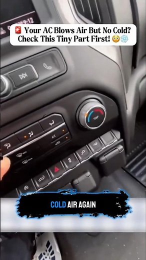 Why Your Car AC Stops Cooling After a Few Minutes & How to Fix It #viral
