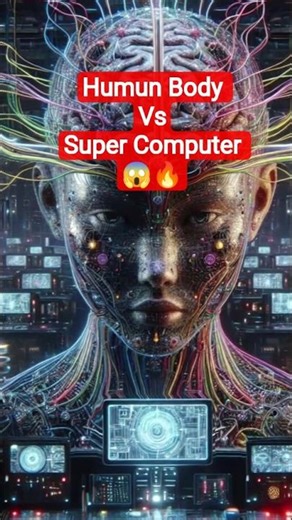 humun body vs Super computer #amazingfacts