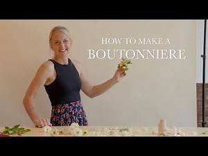 How To Make A Boutonnière | Easy & DIY