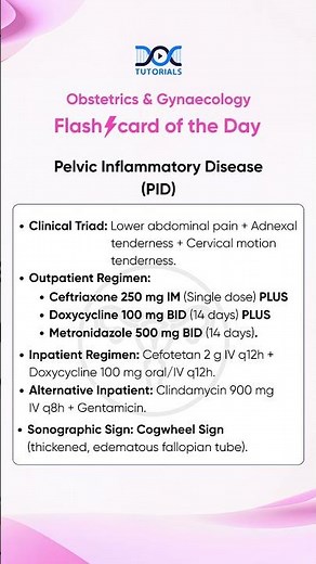 Pelvic Inflammatory Disease (PID) Made EASY | Diagnosis, Cogwheel Sign & Treatment | OBGYN Residency