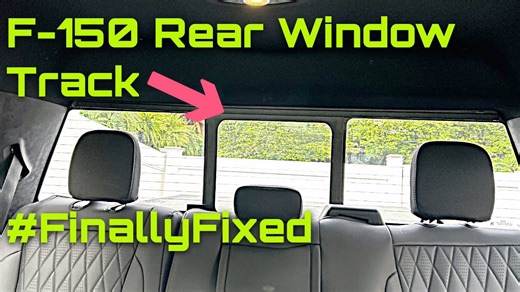 F150 Rear Window Fixed: Results After 1 Year and 3 Failed Attempts