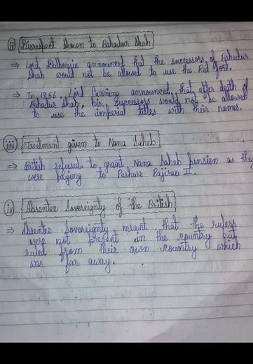 ICSE Class 10 || Handwritten Notes || History Class 10 || Total History And Civics ||