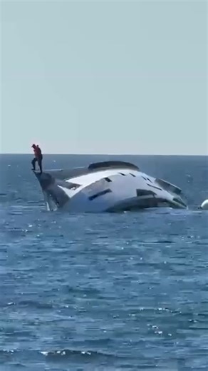Maritime Fails on Instagram: "Luxury Yacht Worth 40 Million built in the Eregli district of Zonguldak, sank 15 minutes after launch. The yacht's owner, two crew members, and the captain swam ashore. Follow for more: @maritime_fails #fail #yacht #yachting"