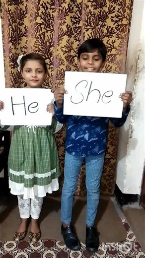 Use of He/She, Pronouns|Develop Confidence |Kids activity#learning
