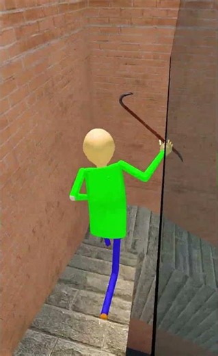 Baldi Found Giant Moon Wake Up Horror