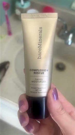 Watch for before and after. Light coverage/ spf moisturizer
