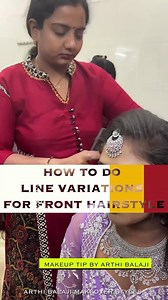 HOW TO DO LINE VARIATIONS FOR FRONT HAIRSTYLE? ☑️ Day 343: Tip #343...