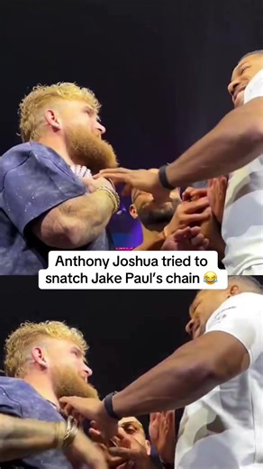 Anthony Joshua messing with Jake Paul 😭 @MVP - Most Valuable Promotions #jakepaul #anthonyjoshua #boxing #funny