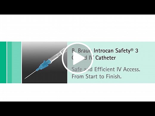 INTROCAN Safety 3 IV Catheter Overview Video