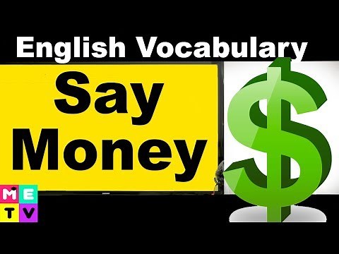 How to Say Money in English 💰💰 | You Need to Learn This!