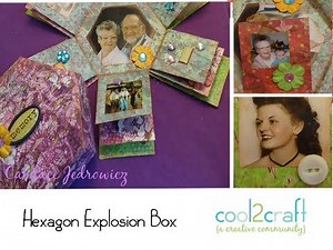 How to Make a Hex Explosion Box by Candace Jedrowicz