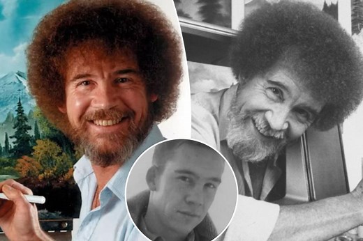 Painter Bob Ross unrecognizable in resurfaced photos from his youth — as they reveal the truth about his iconic hairdo